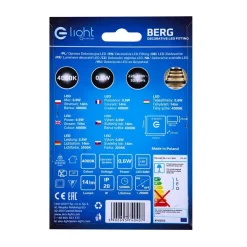 Lampa Schodowa BERG Barwa Neutralna 4000K (EKS0407) - Eko-Light