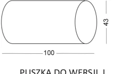 Lampa Schodowa LESEL 008 L (100801109) - Elkim Lighting