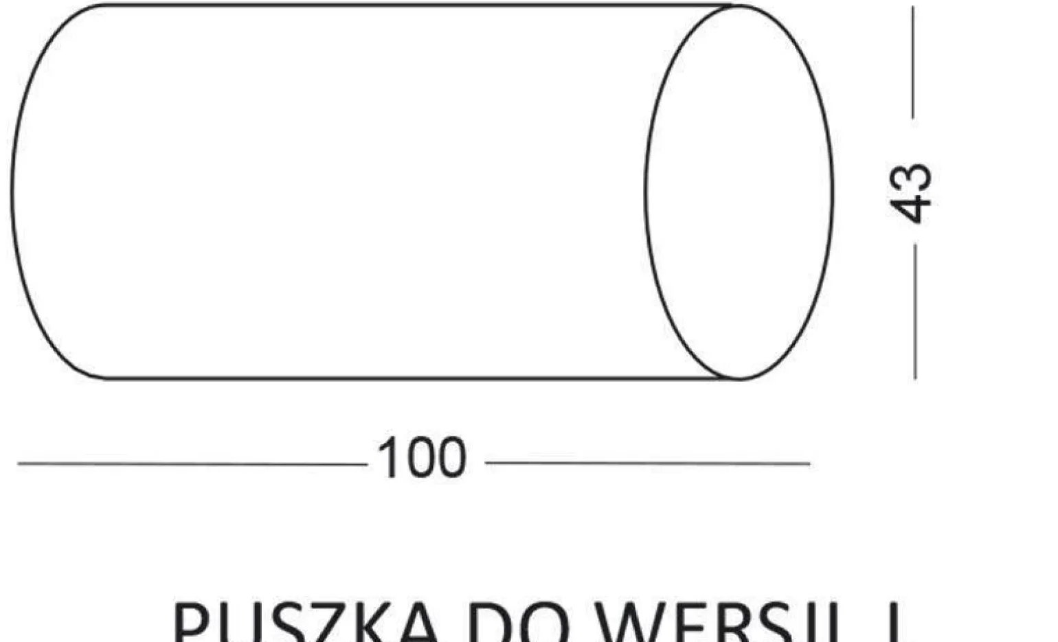 Lampa Schodowa LESEL 008 L (100801109) - Elkim Lighting