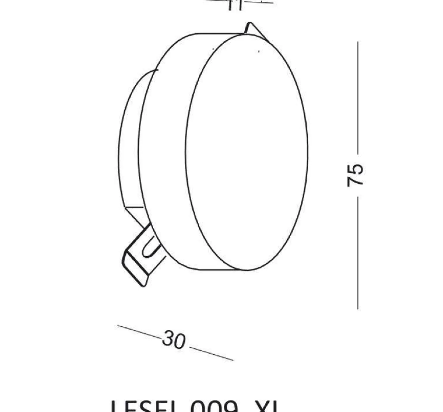Lampa Schodowa LESEL 009 XL (100902309) - Elkim Lighting