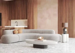 Lampa stojąca SALVADOR BLACK kolor Czarny (41124107) - KASPA