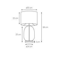 Lampa stojąca SALVADOR BLACK kolor Czarny (41124107) - KASPA