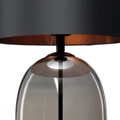 Lampa stojąca SALVADOR BLACK kolor Czarny (41126102) - KASPA