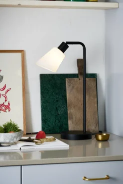 Lampa stołowa ze szklanym kloszem MOLLI Nordlux E14 25W Szkło Czarny