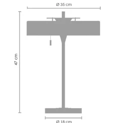 Lampa stołowa ARTDECO (MT8872 black) - Step into Design