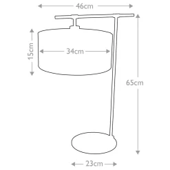 Lampa stołowa Balance (BALANCE-TL-WPN) - Elstead Lighting