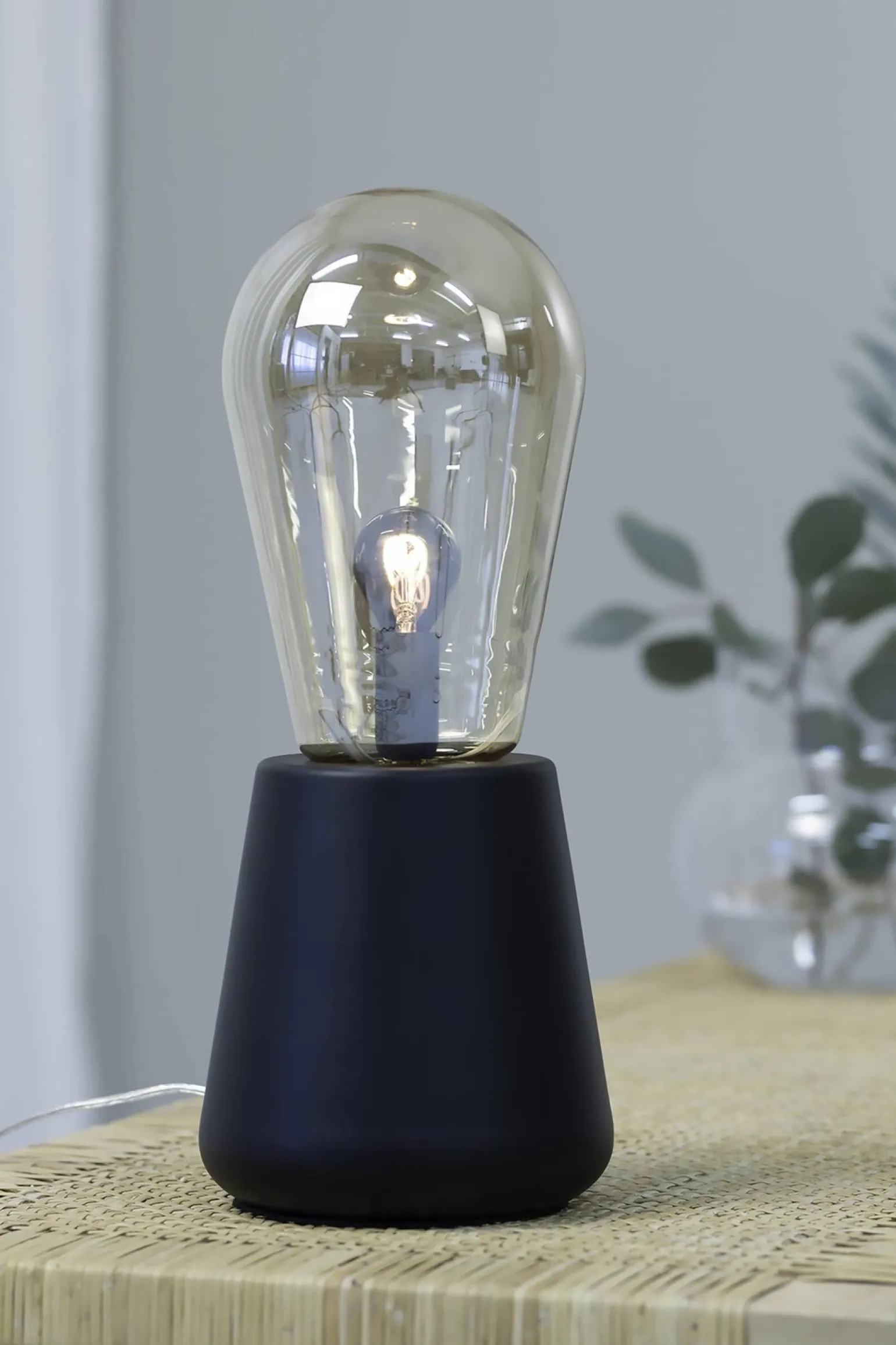 Lampa Stołowa BROOKE 1L Amber/Black (108416) - Markslojd