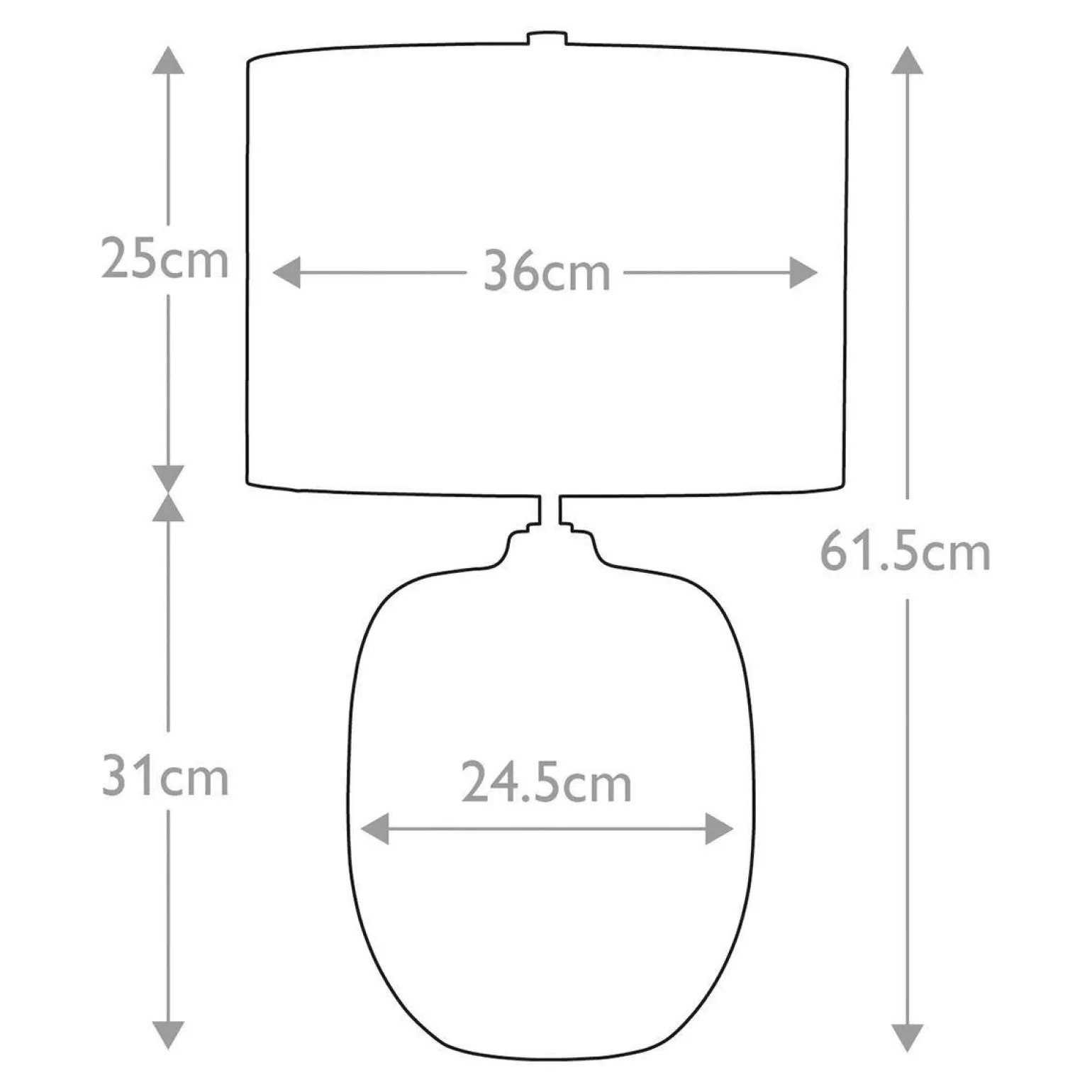 Lampa stołowa Chalk Farm (CHALKFARM-TL) - Elstead Lighting