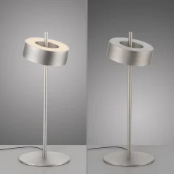 Lampa stołowa ściemnialna, sterowana Smart Q-ROTATE ALUMINIUM (4324-95) - Paul Neuhaus