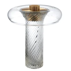 Lampa stołowa CLARO LED transparentna 35 cm (ST-8895T) - Step into Design