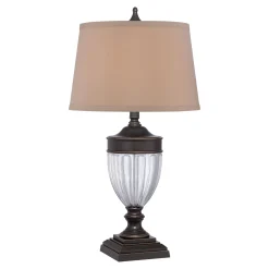 Lampa stołowa Dennison (QZ-DENNISON-PB) - Elstead Lighting