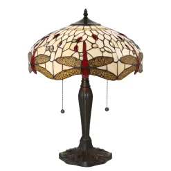 Lampa Stołowa Dragonfly beige (64085) Tiffany