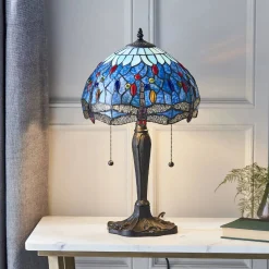 Lampa Stołowa Dragonfly blue (64090) Tiffany