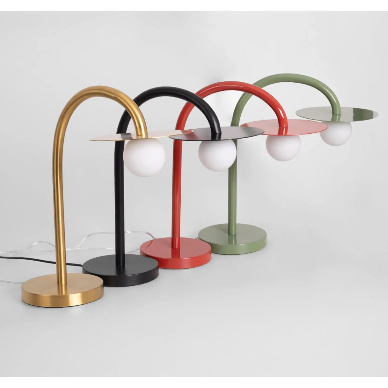 Lampa stołowa ENIGMA zielona (T0059) - MAXLIGHT