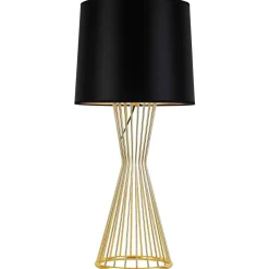 Lampa stołowa Filo Table czarno-złota 85 cm (MT1235) - Step into Design