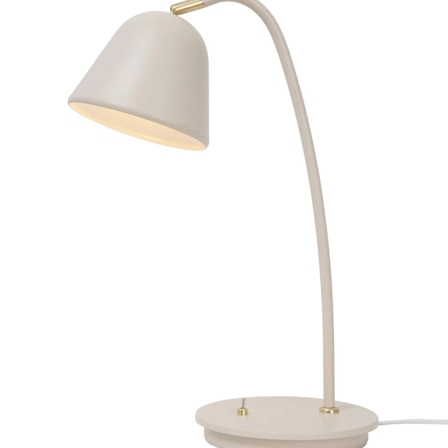 Lampa stołowa FLEUR Nordlux E14 15W Metal Beżowy