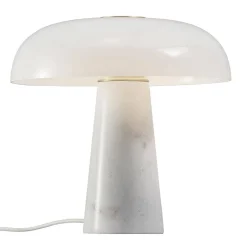 Lampa stołowa GLOSSY Nordlux E27 15W Marmur Biały