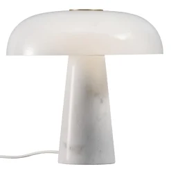 Lampa stołowa GLOSSY Nordlux E27 15W Marmur Biały