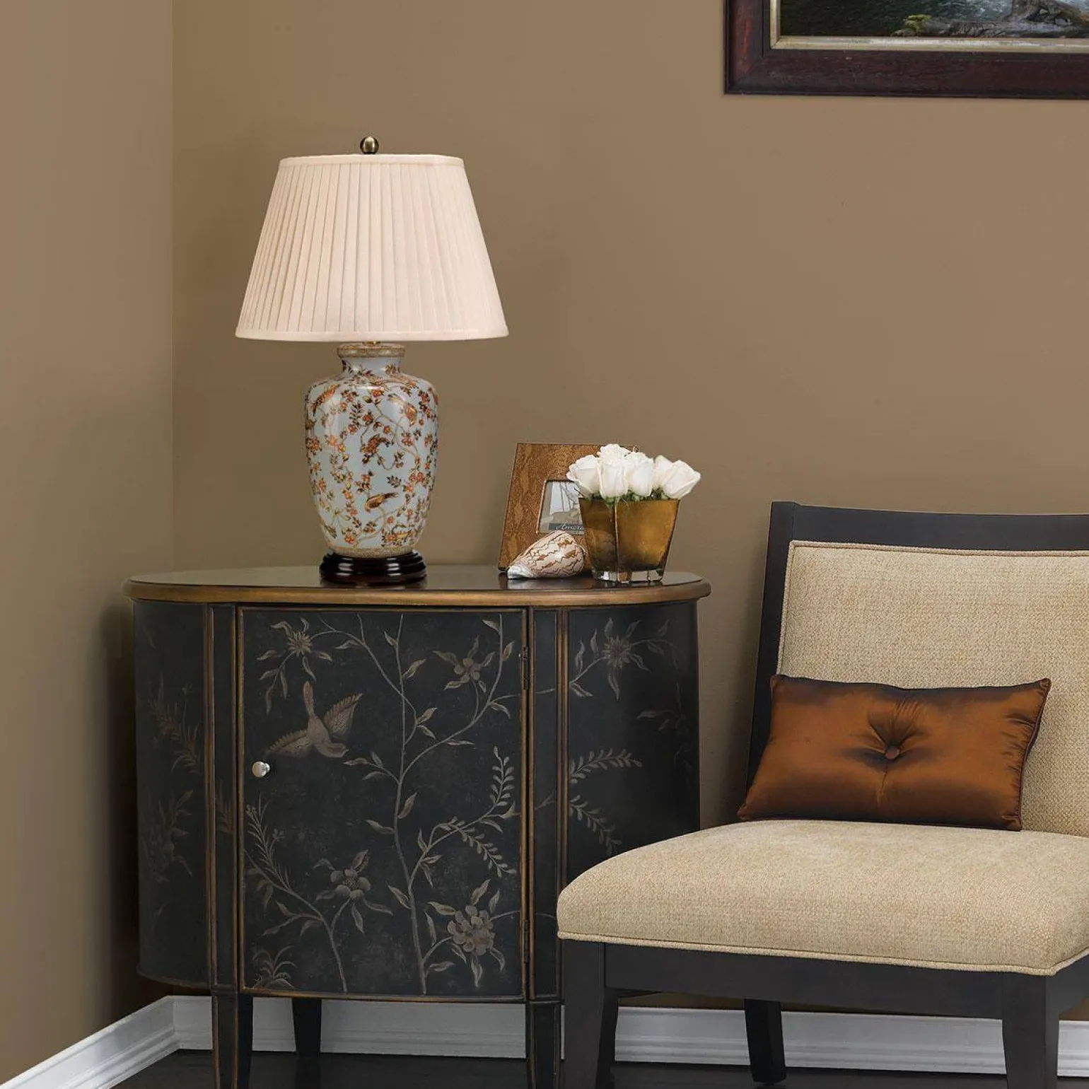 Lampa stołowa Gold Birds (GOLD-BIRDS-TL) - Elstead Lighting