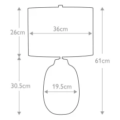 Lampa stołowa Grange Park (GRANGE-PARK-TL) - Elstead Lighting