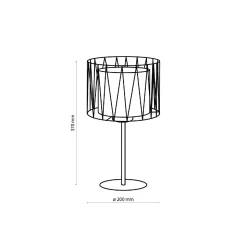 Lampa stołowa HARMONY NATURE (5889) - TK Lighting