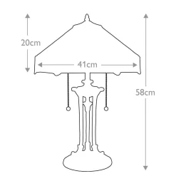 Lampa stołowa Indus (QZ-INDUS-TL) - Elstead Lighting