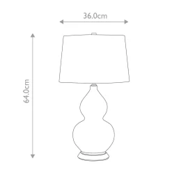 Lampa stołowa Isla (ISLA-AB-TL-GREEN) - Elstead Lighting