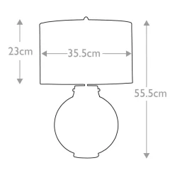 Lampa stołowa Kara (DL-KARA-TL-GREEN) - Elstead Lighting