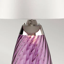 Lampa stołowa Lena (LENA-TL-L-PLUM-OWSS) - Elstead Lighting