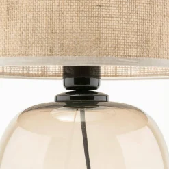 Lampa stołowa MELODY bursztyn / juta (5986) - TK Lighting