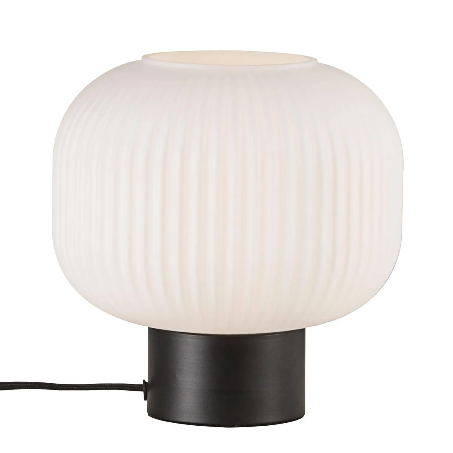 Lampa stołowa MILFORD Nordlux E27 40W Szkło Czarny