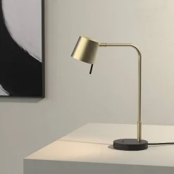 Lampa Stołowa Miura Desk USB Matowe Złoto (1444008) - Astro Lighting