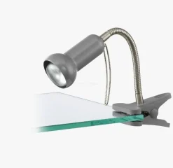 Lampa stołowa na klips FABIO srebrna (81265 - EGLO)