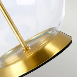 Lampa stołowa Orb (ORB-CLEAR-AB-BLK) - Elstead Lighting