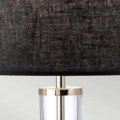 Lampa stołowa Orb (ORB-CLEAR-PN-BLK) - Elstead Lighting