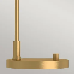 Lampa stołowa Remyck - 1 źródło światła - Szczotkowane złoto (ALM-REMYCK-TL-GD) - Elstead Lighting