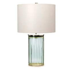 Lampa stołowa Reno - 1 źródło światła - Zielone/ Polerowany nikiel (QN-RENO-GREEN-PN) - Quintiesse