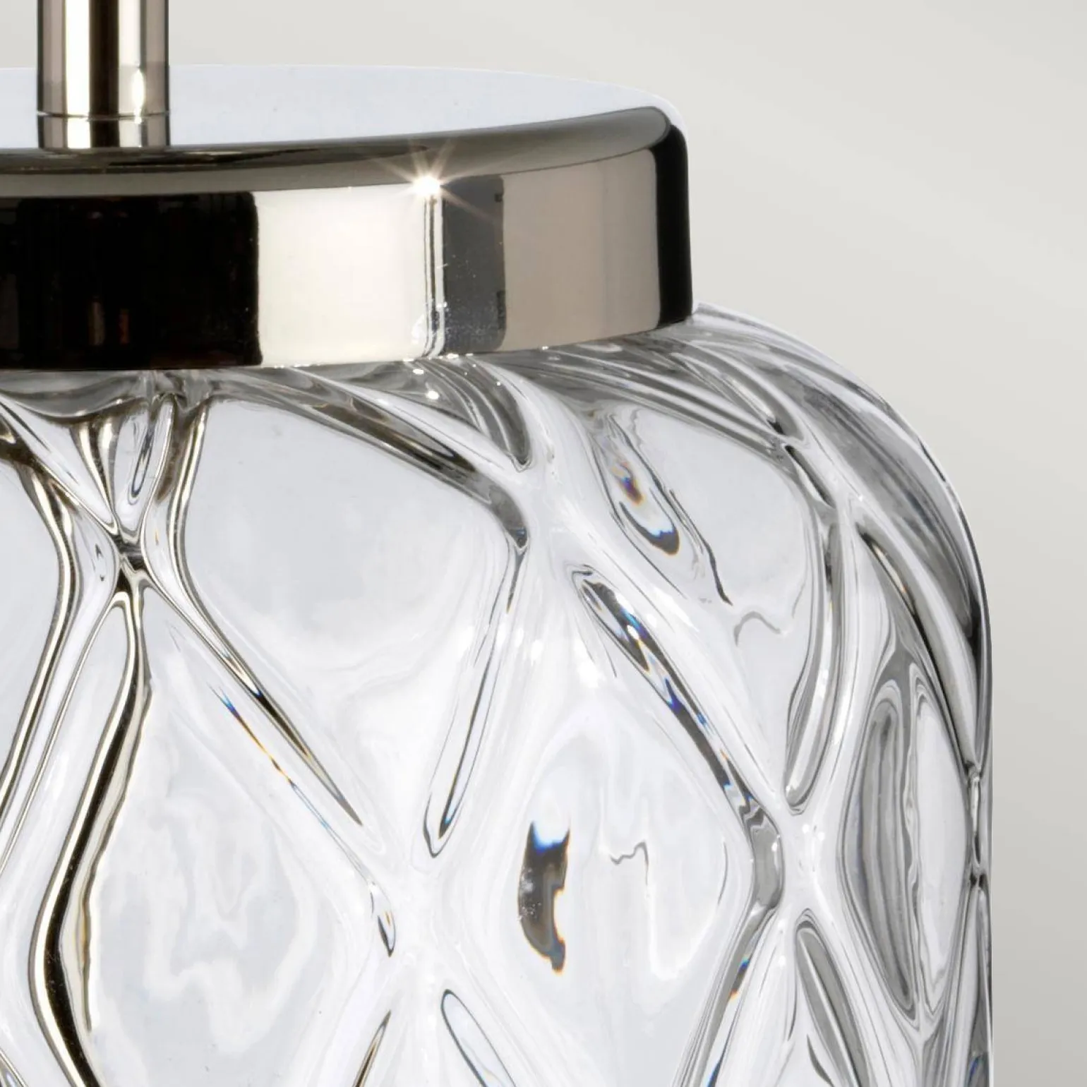 Lampa stołowa Sola - 1 źródło światła - Srebrny abażur (QN-SOLA-TL-S) - Quintiesse