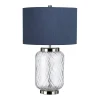 Lampa stołowa Sola - 1 źródło światła - Niebieski abażur (QN-SOLA-TL-S-BLU) - Quintiesse