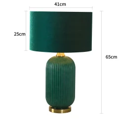 Lampa stołowa Tamiza duża 1xE27 zielona (LP-1515/1T big green) - Light Prestige
