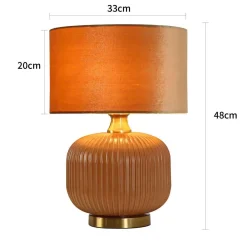 Lampa stołowa Tamiza mała 1xE27 złota (LP-1515/1T small gold) - Light Prestige