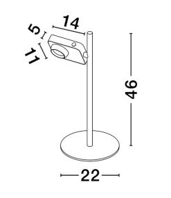 Lampa stołowa wewnętrzna PARINAS (LE44504) - Luces Exclusivas