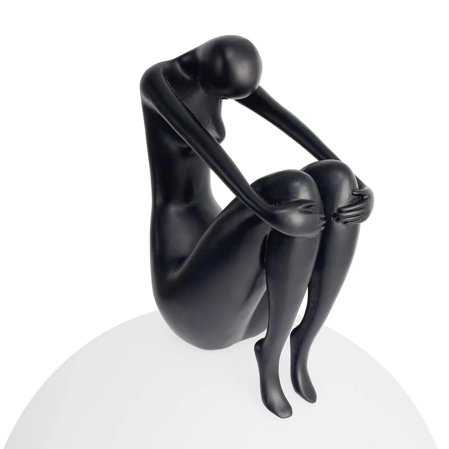 Lampa stołowa WOMAN-2 czarna 35 cm (ST-6020-B black) - Step into Design