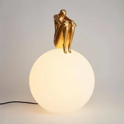 Lampa stołowa WOMAN-2 złota 35 cm (ST-6022-B gold) - Step into Design