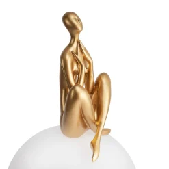 Lampa stołowa WOMAN-3 złota 35 cm (ST-6022-C gold) - Step into Design