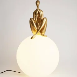 Lampa stołowa WOMAN-3 złota 35 cm (ST-6022-C gold) - Step into Design