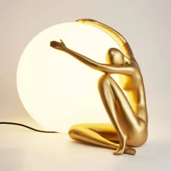 Lampa stołowa WOMAN-1 złota 47 cm (ST-6022-A gold) - Step into Design