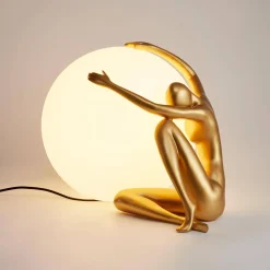 Lampa stołowa WOMAN-1 złota 47 cm (ST-6022-A gold) - Step into Design