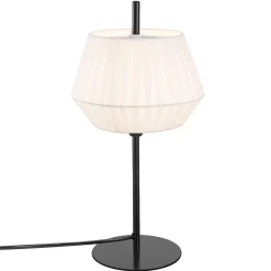 Lampa stołowa z bawełnianym abażurem DICTE Nordlux E14 40W Tekstylia Biały