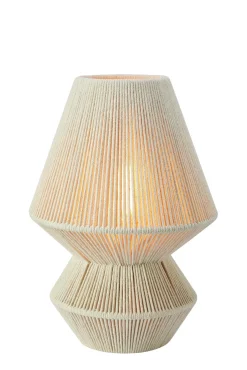 Lampa stołowa z bawełnianym abażurem RAZZO 34cm Beige (108821) Markslojd